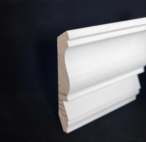 Gỗ rắn tỏa thông trần Vương miện moldings hiện đại MDF <span class=keywords><strong>TRIM</strong></span> đúc cho khách sạn toàn bộ bán Trắng gesso primed trang trí nhà - Product Image 5