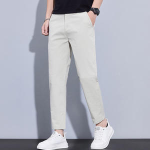 Pantalons décontractés d'été pour hommes, pantalons capri, pantalons de <span class=keywords><strong>costume</strong></span> slim stretch à séchage rapide - Product Image 6