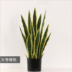 Planta de <span class=keywords><strong>Sansevieria</strong></span> Amarilla Realista al Tacto, Material PU, Tipo Árbol, para Decoración del Hogar y Hoteles, Diseño de Interiores, Gran Venta - Product Image 4