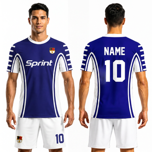 Ropa de fútbol retro de secado rápido conjuntos de kit personalizados Conjunto de jersey kits de ropa de entrenamiento de fútbol para adultos - Product Image 4