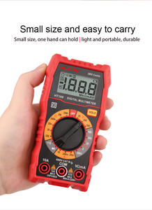 Multímetro Digital Fabricado en China con Rango Automático, Medición de Voltaje AC/DC, Corriente, Temperatura y Capacitancia - Product Image 4