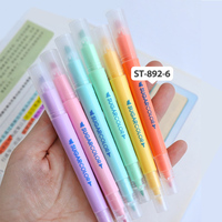 Stylos marqueurs CANIA, ensemble de surligneurs double face pour l'école, encre acrylique à l'alcool indélébile, peinture permanente imperméable pour papier