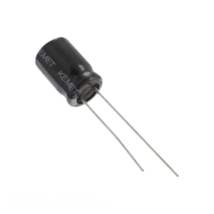 Condensador de Aluminio de 330 uF, 20%, 25V, Radial, de Montaje a Través de Orificio, ESY337M025AG8AA, Canal del Fabricante - Product Image 1