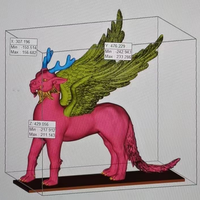 Sculptures d'animaux horticoles en pierre artificielle personnalisées, modèle de dragon imprimé en 3D pour une utilisation en intérieur/extérieur, respectueux de l'environnement