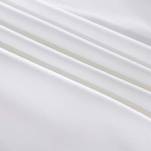 300TC White 100% Cotton <b>Pillowcase</b> Queen Size 20x30 Envelope Closure - Product Image 6