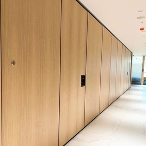 Suministro de China Marco de aluminio Partición de vidrio fijo Interior Vidrio de <span class=keywords><strong>madera</strong></span> Altura completa Separación de oficina <span class=keywords><strong>Pared</strong></span> de partición - Product Image 3