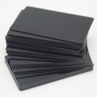 Benutzer definierte gedruckte 13,56 MHz schwarze PVC NFC digitale Visitenkarte Kontaktlose Mitgliedschaft für Zahlung und Hotel gebrauch mit 1K-Chip