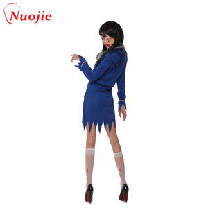 Fête d'halloween sexy <span class=keywords><strong>sanglante</strong></span> <span class=keywords><strong>infirmière</strong></span> zombie <span class=keywords><strong>costume</strong></span> de cosplay pour les femmes filles fantaisie robe/ - Product Image 3
