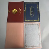 Titulaire de certificat de mariage en papier A4 de luxe personnalisé velours doux pour l'obtention du diplôme produits de classement