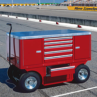 Boîte à outils de course portable personnalisée, plan de travail, chariots de pit, espaces de travail extérieurs roulants, vente 2025, boîte de pit personnalisée