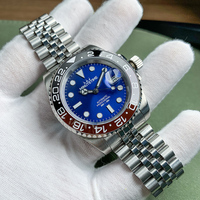Montre automatique personnalisée MINUTETIME avec logo pour hommes, montres mécaniques NH35, montres-bracelets étanches en acier inoxydable, montres lumineuses pour hommes