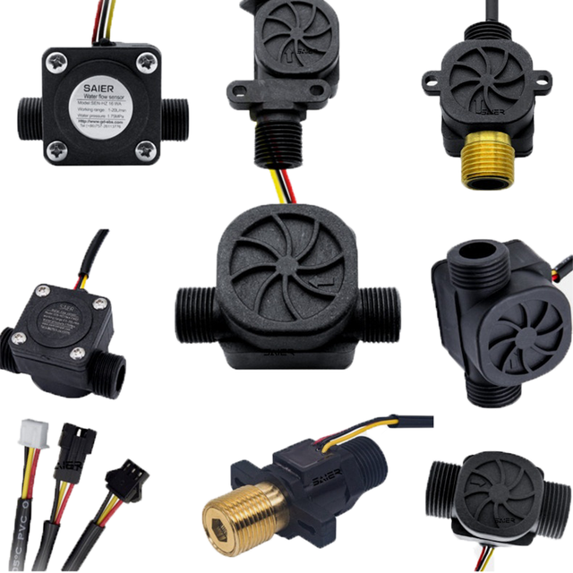 SEN-HZ43WA G3/4"Flowmeters Magnetic Hall Flow Sensors Water Liquid Flow Sensor 2~45L/Min Plastic Water Flow Sensor