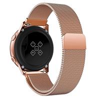 Bracelet de montre en maille milanaise respirante 18mm 20mm 22mm avec fermoir magnétique puissant en acier inoxydable à libération rapide pour
