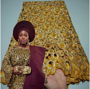 3756, нигерийская роскошная кружевная ткань с блестками, Высококачественная африканская Тюлевая кружевная ткань, Французская ткань для женщин, свадебное платье, шитье - Product Image 1