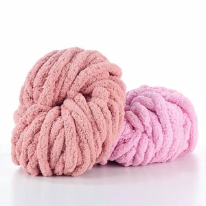 Fil Bojay en écheveaux, vente en gros, tricot géant, velours doux, polyester, crochet, tricot à la main, fil chenille épais, velours jumbo, écheveaux - Product Image 2
