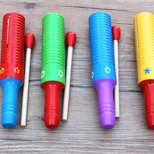 Wholesale Orff Percussion Instrument Colorful Wooden Single Sound Tube Single-threaded Sound Tube Toy Music Teaching AIDS - Product Image 4