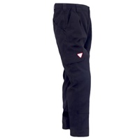 Léger 100% coton multi poches NFPA2112/CAT2 taille élastique pantalon hommes résistant aux flammes Cargo Fr pantalon de travail