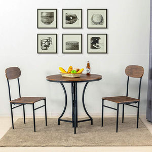 Cross-border modern minimalist round foldable <b>dining</b> <b>table</b>, suitable for home and small apartments, multifunctional simple bar - Product Image 1
