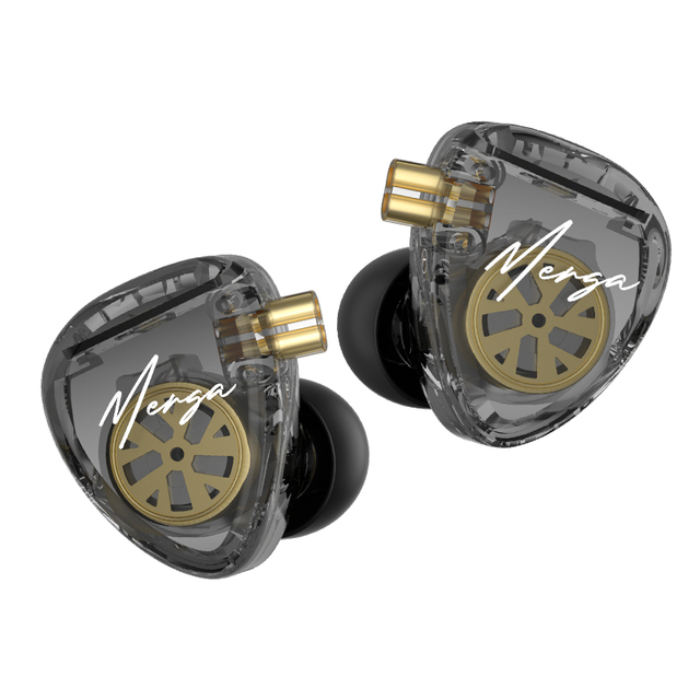 KZ 2DD Merga Electronic Frequency Division Technology Dynamic In-Ear Monitor Stage Performance Earphone