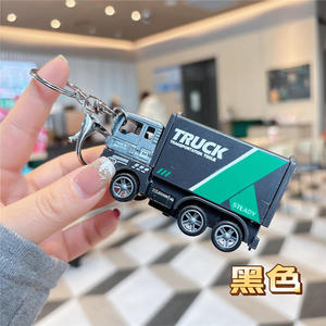 Porte-clés de simulation de camion express en alliage mini porte-clés de camion de transport logistique - Product Image 3