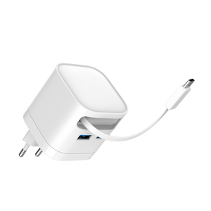2026 Neuer 65W GaN Feuerfester Netzadapter Universal mit Typ-A+2C Kabel Schnellladegerät - Product Image 5