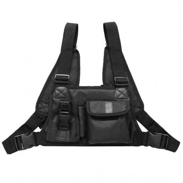 Free Sample Radio Walkie Talkie Chest Pocket Harness Bags Pack Backpack Holder Two Way Radios Carry Case Accessory Holder