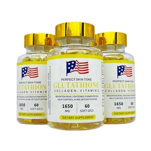 Private Marke Individuell Etikettierte Liposom-Glutathion Hautaufhellende Pillen Aufhellende Kapseln Pflanzenextrakt - Product Image 4