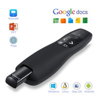 Puntero Láser para Presentaciones PPT de 2.4G, Control Remoto R400, Presentador Inalámbrico USB, Puntero Láser Rojo, Clicker para PowerPoint