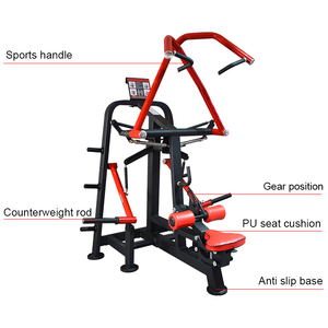 Thương mại sức mạnh tập thể dục thiết bị tập thể dục Tấm tải thiết bị tập thể dục Lat kéo xuống hàng thấp Máy kéo cao trở lại huấn luyện viên - Product Image 2