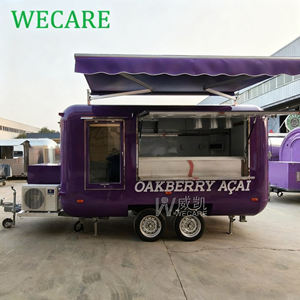 Wecare Restoran Yemek Kamyonu Mobil Mutfak Arabaları Foodtruck Hot Dog Bar Satış Noktası Pizza Özel Yemek Treyleri - Product Image 3