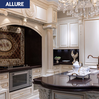 Meubles de cuisine Allure Natural Millwork Island White Wall Manufacturers : Armoires de base sous évier durables, modernes et luxueuses
