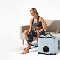 Bottes de massage pour les jambes Beoka à compression d'air froid, massage des jambes, glace et eau, 1-10 ℃   Bottes de compression pour jambes entières