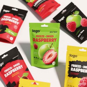 Pochette debout en plastique de qualité alimentaire 500g personnalisée sac zip-lock de congélation pour l'emballage de bonbons séchés impression héliogravure anti-odeur - Product Image 5