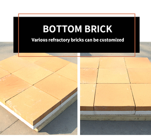 Cung cấp gạch đất sét chống cháy kích thước lớn cho lò nung thủy tinh gạch đáy cho ngành hóa chất - Product Image 2