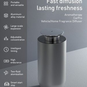 Diffuseur d'arômes intelligent électrique sans eau, en métal noir, pour maison et voiture, diffuseur de parfum d'ambiance, vente chaude - Product Image 3