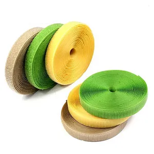 Hook and Loop Tape Strong Custom Width Adhesive Blended Multi-color Mix Hook and Loop Roll Hot Fashion Clothes Custom Color