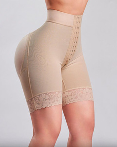 Shapewear Fake Ass Lace Fajas Shapewear Shorts <strong>Bodyshapers</strong> for Women Tummy Control High Waist Wrap Shapewear Womens - Product Image 5