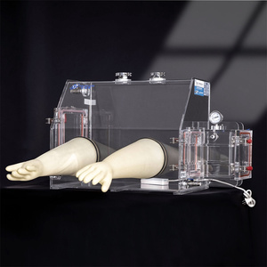 Phòng thí nghiệm áp lực tiêu cực PMMA hoạt động hộp benchtop khí trơ kín trường hợp Acrylic Hộp Găng Tay chân không giá rẻ Hộp Găng Tay - Product Image 4