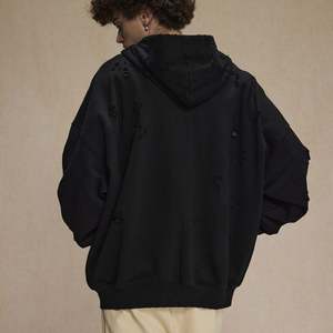 Sweats à capuche zippés personnalisés Hommes Femmes Sweat à capuche zippé surdimensionné Sweat à capuche zippé unisexe vieilli - Product Image 5