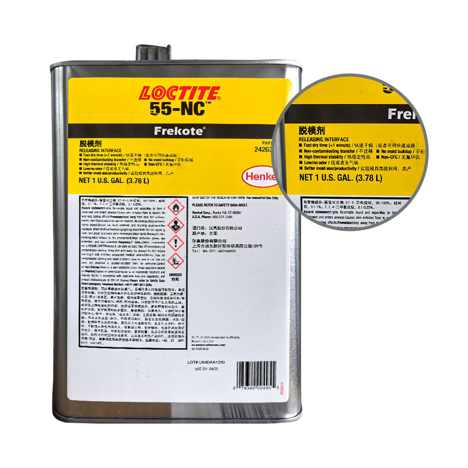 LOCTITE FREKOTE 55 NC Semi Permanent High Temperature Mold Release ...