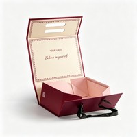Boîte pliante magnétique haut de gamme en gros pour rubans, boîte de rangement personnalisée pour chaussures, emballage pour vêtements et accessoires, emballage pliable