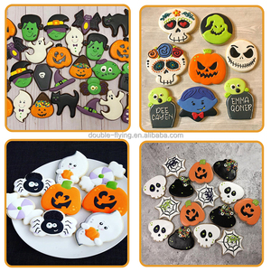 Ensemble <span class=keywords><strong>de</strong></span> découpoirs à biscuits d'Halloween, 4 pièces, moules en plastique pour biscuits, bonbons, yeux <span class=keywords><strong>de</strong></span> fantôme et <span class=keywords><strong>citrouille</strong></span>, pour la pâtisserie, gabarits pour glaçage royal - Product Image 6
