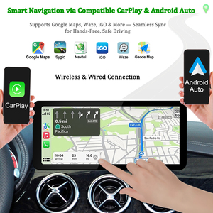 Sistema Linux LELV per <span class=keywords><strong>Auto</strong></span> Mercedes-Benz Classe <span class=keywords><strong>B</strong></span> W245 W246, Lettore Video con Navigazione Carplay, Schermo da 12,3 Pollici, Android <span class=keywords><strong>Auto</strong></span> - Product Image 4