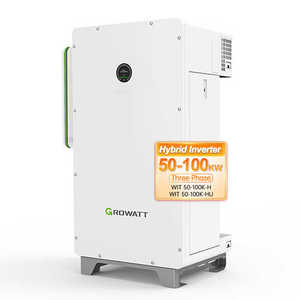 อินเวอร์เตอร์พลังงานแสงอาทิตย์ Growatt Hybrid WIT 50-100K-H/HU 50KW 63KW 75KW 100KW แรงดันสูง 400V สำหรับใช้งานเชิงพาณิชย์ แบบสามเฟส - Product Image 3