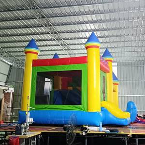 2025 grande maison gonflable commerciale de videur avec le château de rebond de saut d'enfants de piscine de glissière d'eau pour annoncer des gonflables - Product Image 4