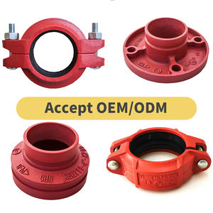 소방 시스템용 연성 철 8 "45 도 팔꿈치 튜브 피팅 저압 푸쉬 인 부식 방지 도장 표면 - Product Image 3