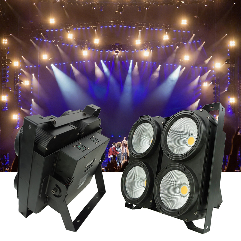 LEAHUA Audience Blinder Light 4*100W Warm White COB LED AUDIENCE BLINDER LIGHT for Stadium Stage Wedding DJ Music Bar Garden