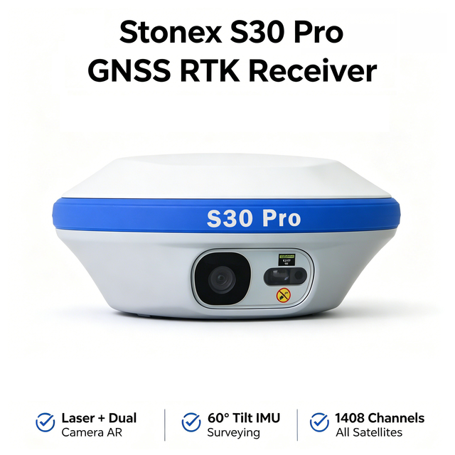 International Version Stonex S30 Pro Cheapest Gnss Receiver Laser GNSS RTK with Surpad Software for Land Surveying