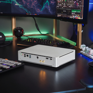 Partaker Chơi Game Mini PC Xeon D-1581 AMD Radeon RX 6400 4G Đồ Họa Máy Tính Để Bàn Máy Tính Dp1.4A, HDmi2.1 Hiển Thị Wifi Máy Chủ Nhỏ - Product Image 1