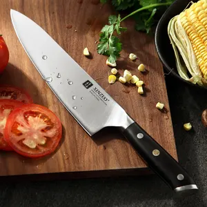 XINZUO couteau en carbone de vente chaude couteau de chef de cuisine en acier inoxydable
